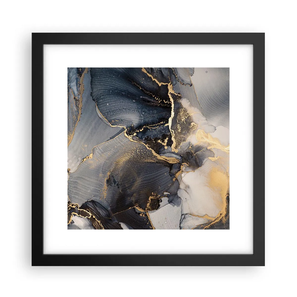 Poster in cornice nera - Vita di pietra - 30x30 cm