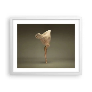 Poster in cornice bianca - Adesso vola via - 50x40 cm