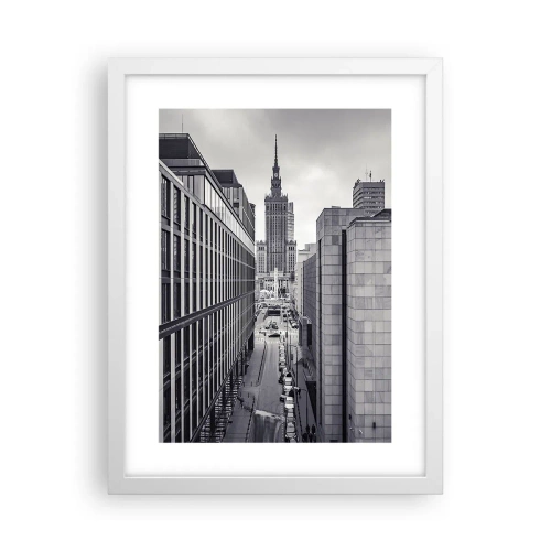 Poster in cornice bianca - La valle di Varsavia - 30x40 cm