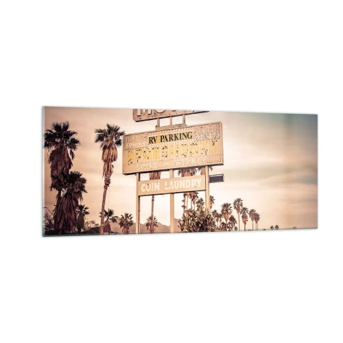 Quadro su vetro - Qui il tempo si è fermato - 100x40 cm