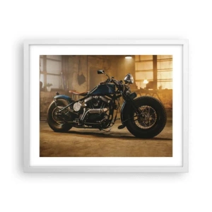 Poster in cornice bianca - Posso tutto - 50x40 cm
