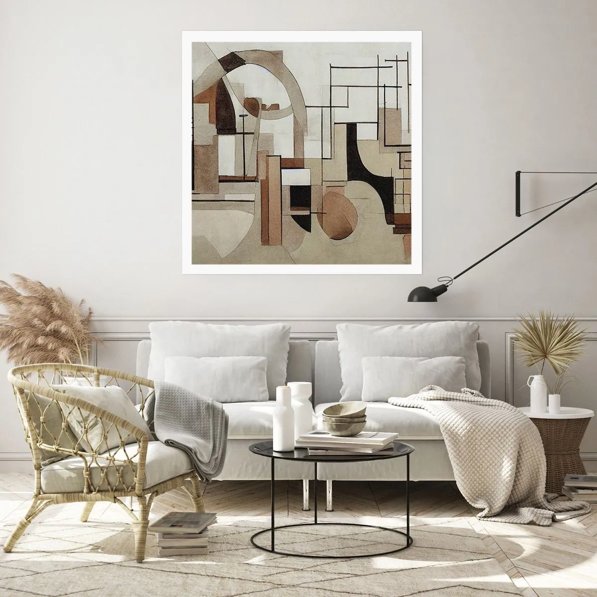 Poster - Paesaggio urbano 2.0 - 60x60 cm