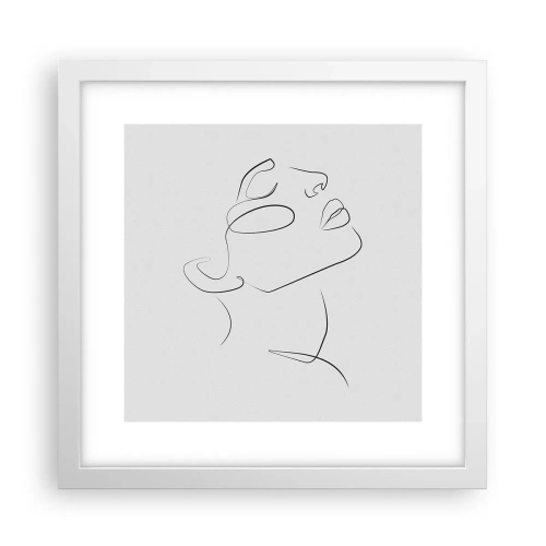 Poster in cornice bianca - I meandri dei sogni - 30x30 cm