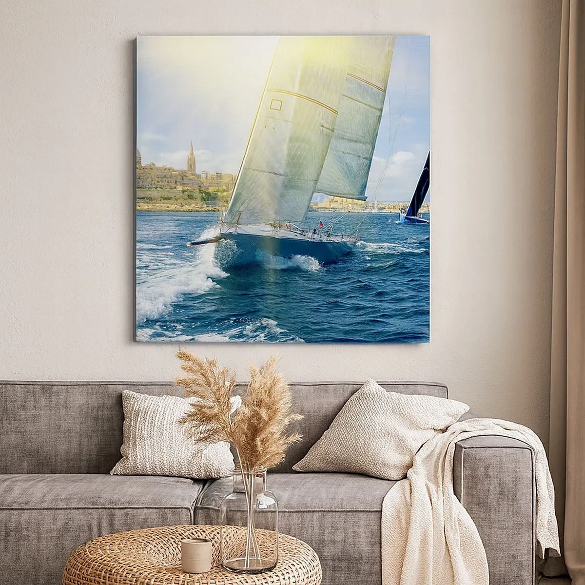 Quadro su tela - Stampe su Tela - Tempo di lasciare la città - 30x30 cm