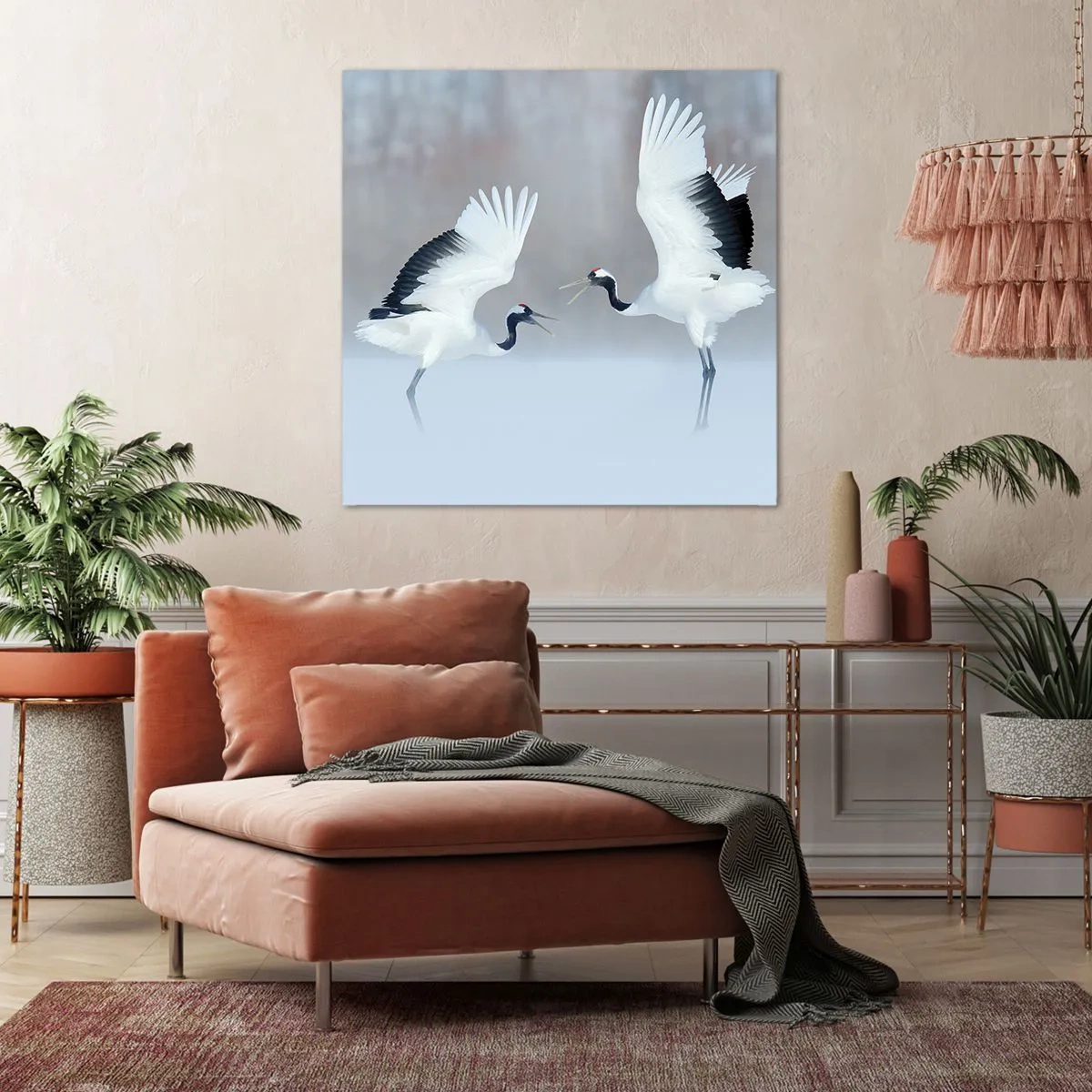 Quadro su tela - Stampe su Tela - Danza nella nebbia - 70x70 cm