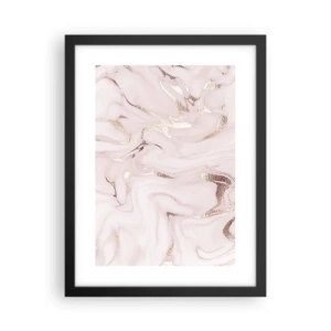 Poster in cornice nera - Nella follia rosa - 30x40 cm