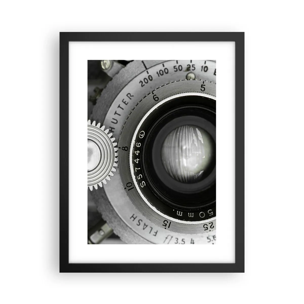 Poster in cornice nera - Racconto su Hollywood - 30x40 cm