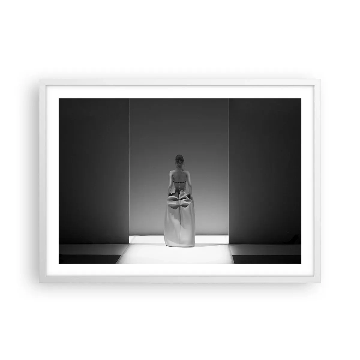 Poster in cornice bianca - Semplicità raffinata - 70x50 cm