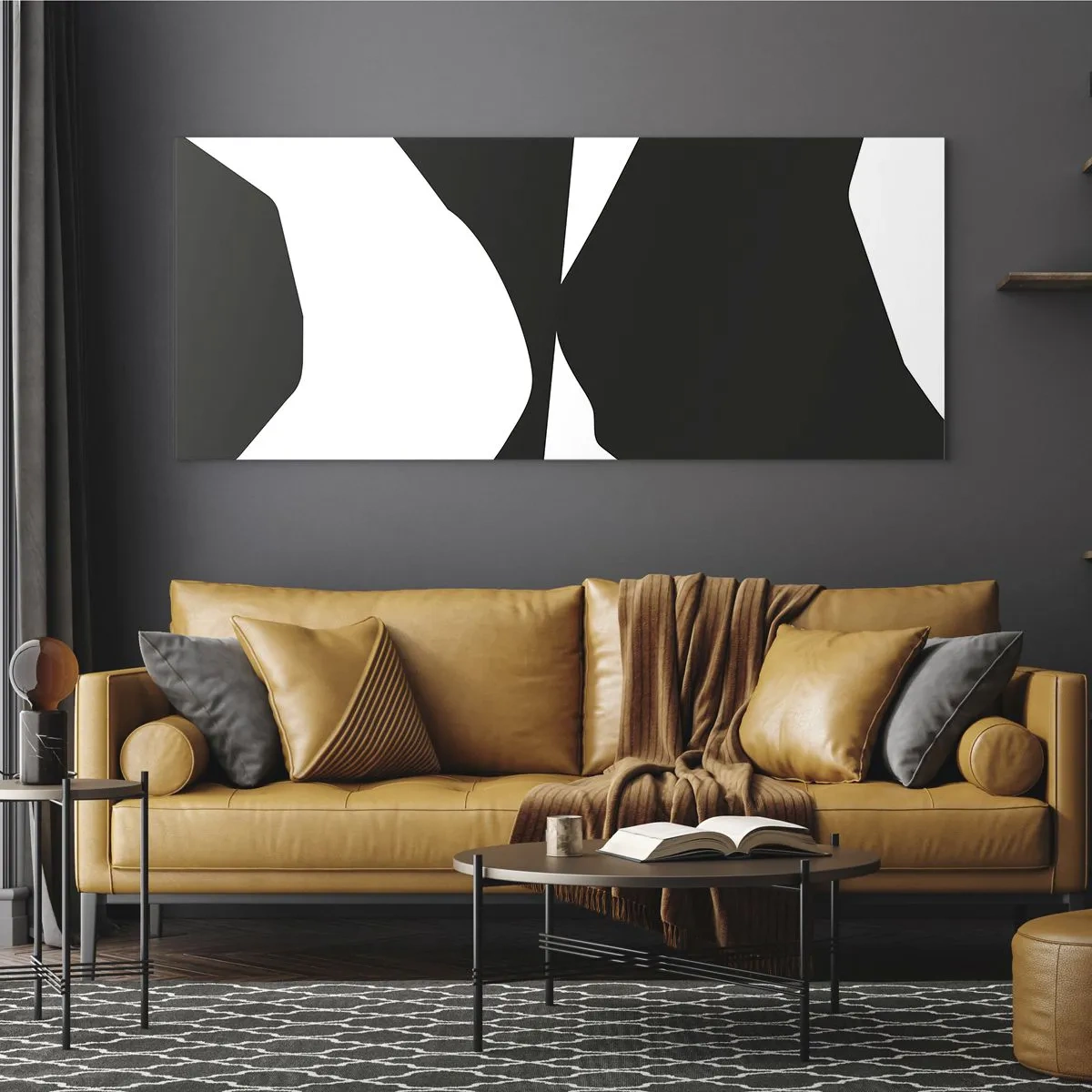 Quadro su vetro - Positivo - negativo - 100x40 cm