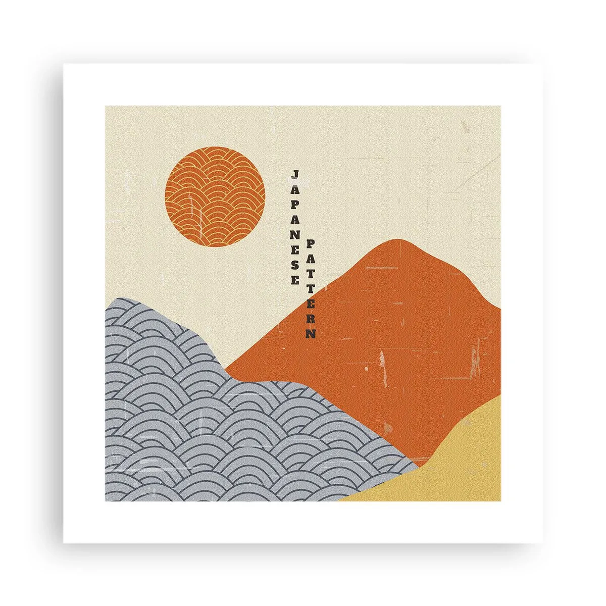 Poster - Spirito giapponese - 40x40 cm