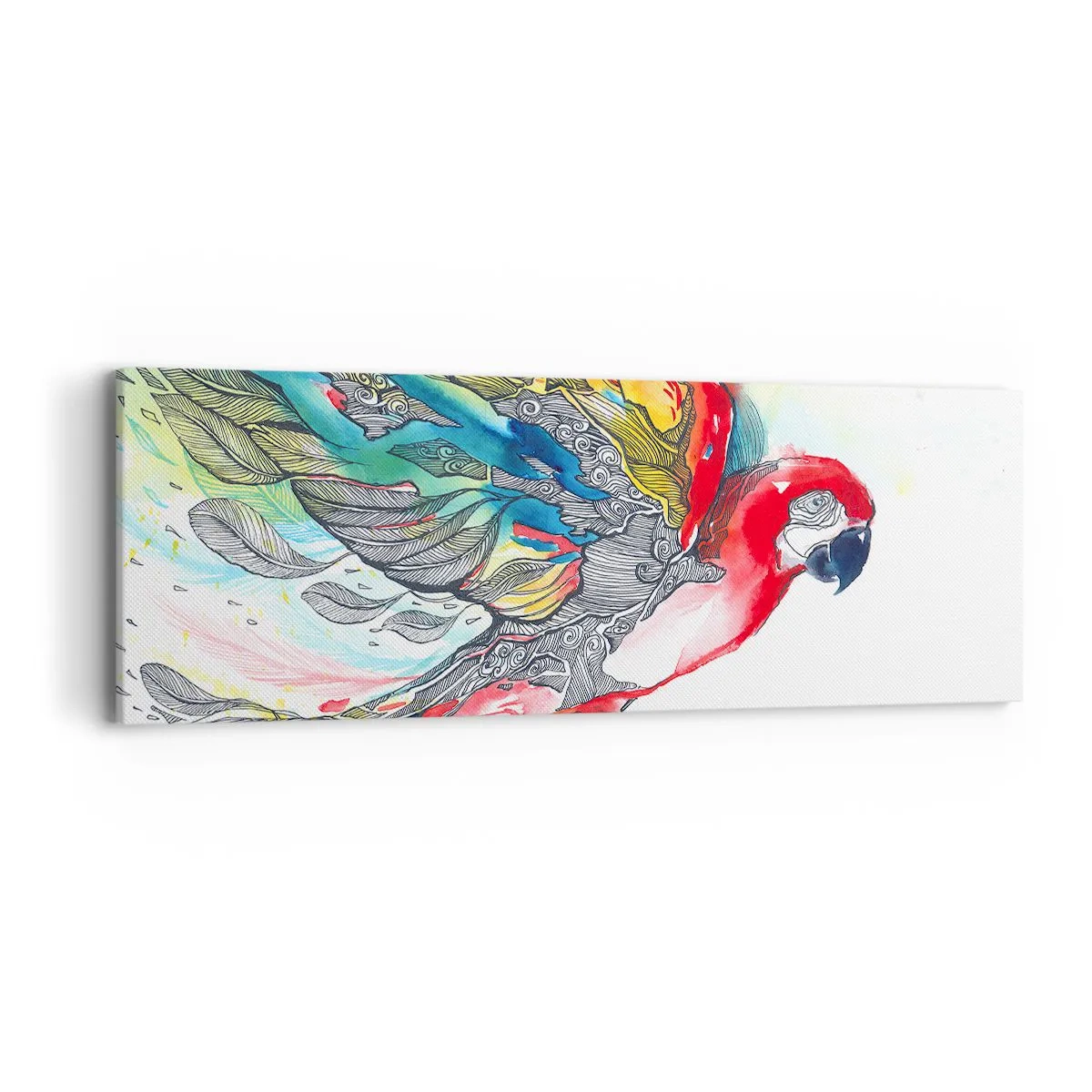 Quadro su tela - Stampe su Tela - Vivi a colori - 90x30 cm