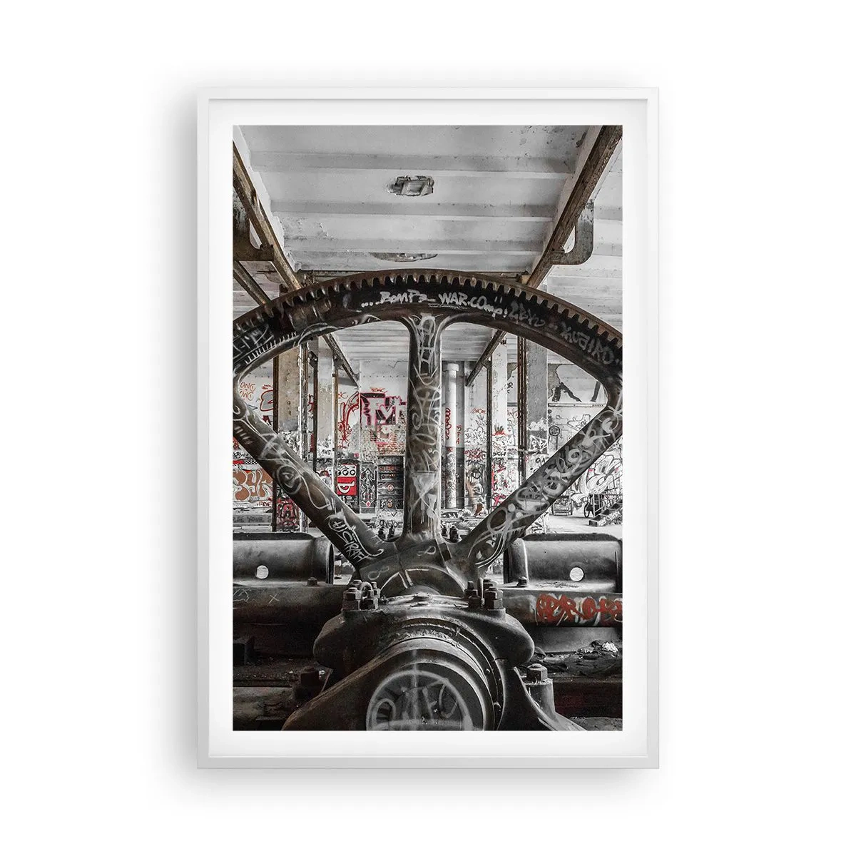 Poster in cornice bianca - La vita segreta della fabbrica - 61x91 cm