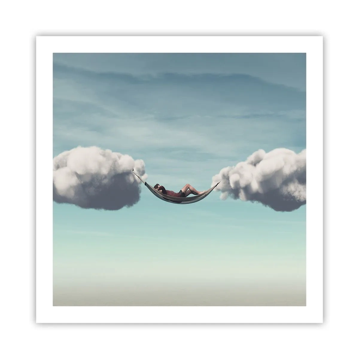 Poster - La felicità del momento - 60x60 cm