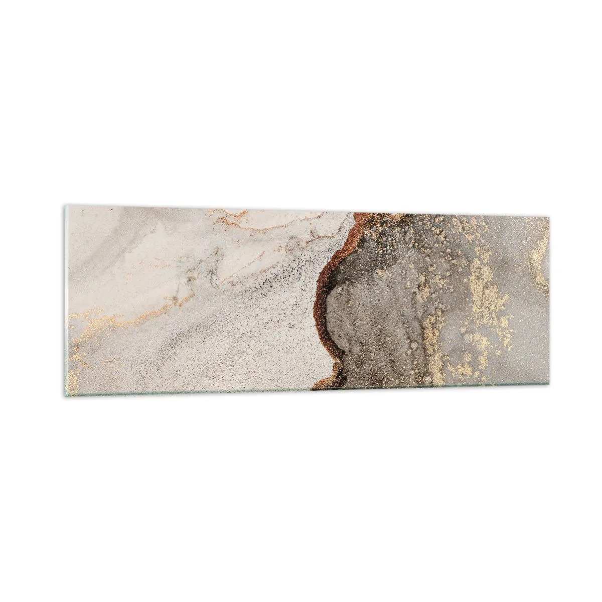 Quadro su vetro - Ai confini del colore - 90x30 cm