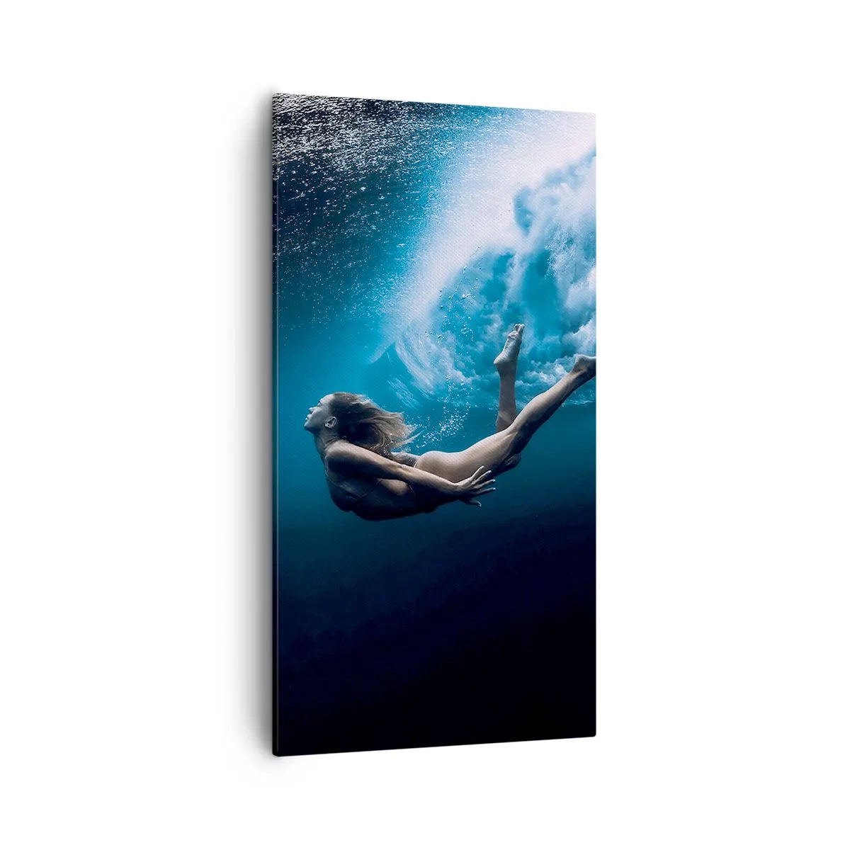 Quadro su tela - Stampe su Tela - Moderna sirena - 55x100 cm