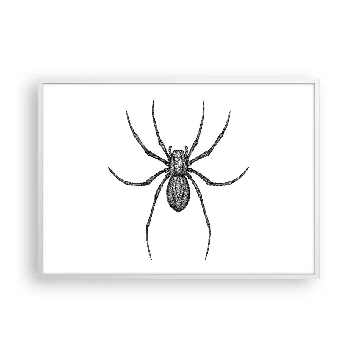 Poster in cornice bianca - Precisione inquietante - 100x70 cm