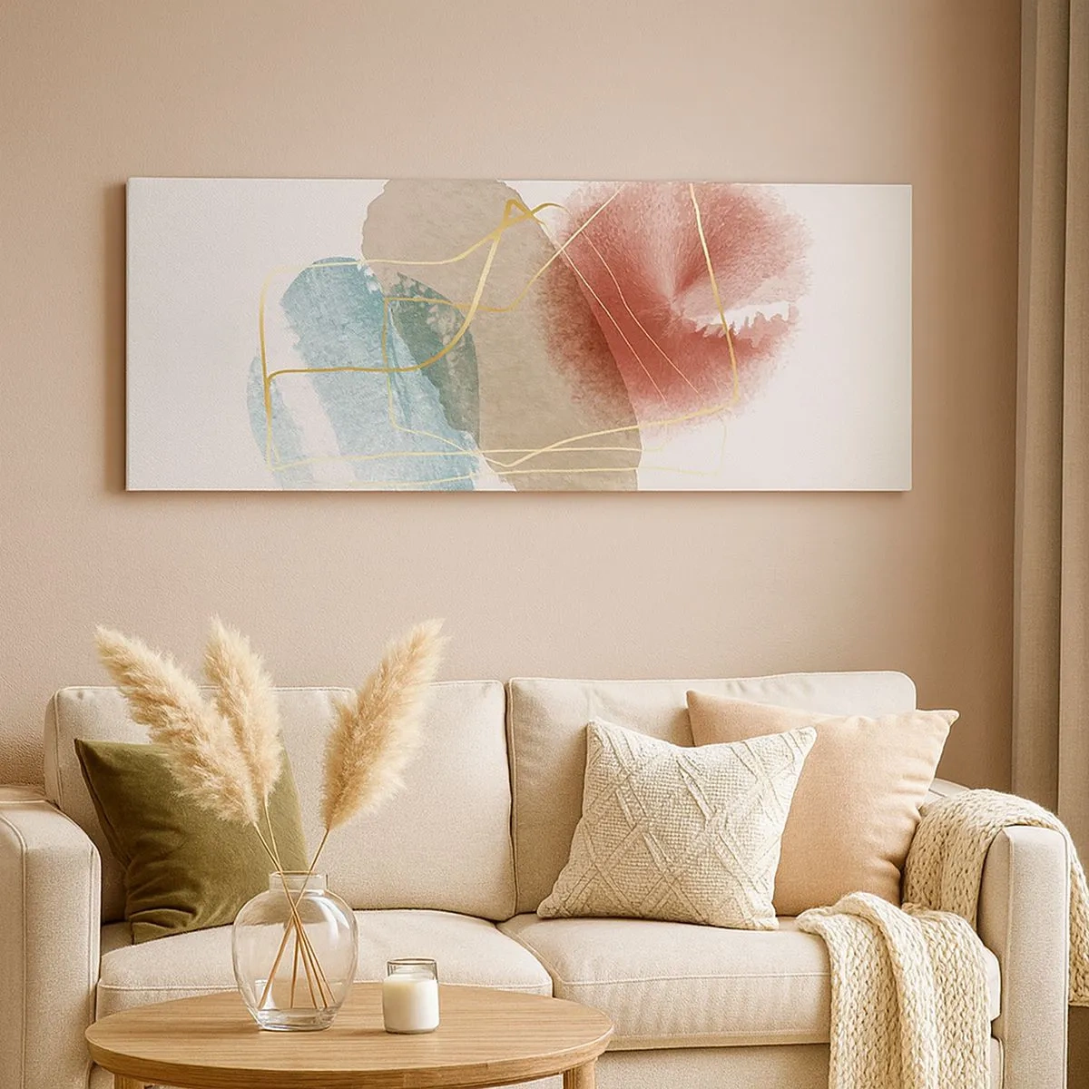 Quadro su tela - Stampe su Tela - Coralli dello spazio - 100x40 cm