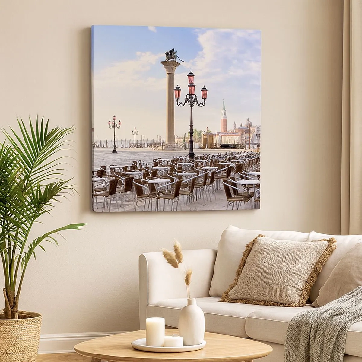 Quadro su tela - Stampe su Tela - Venite a tavola - 30x30 cm