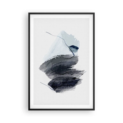 Poster in cornice nera - Intensità e movimento - 61x91 cm