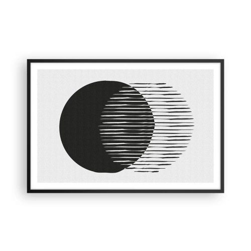 Poster in cornice nera - Il suo alter ego - 91x61 cm