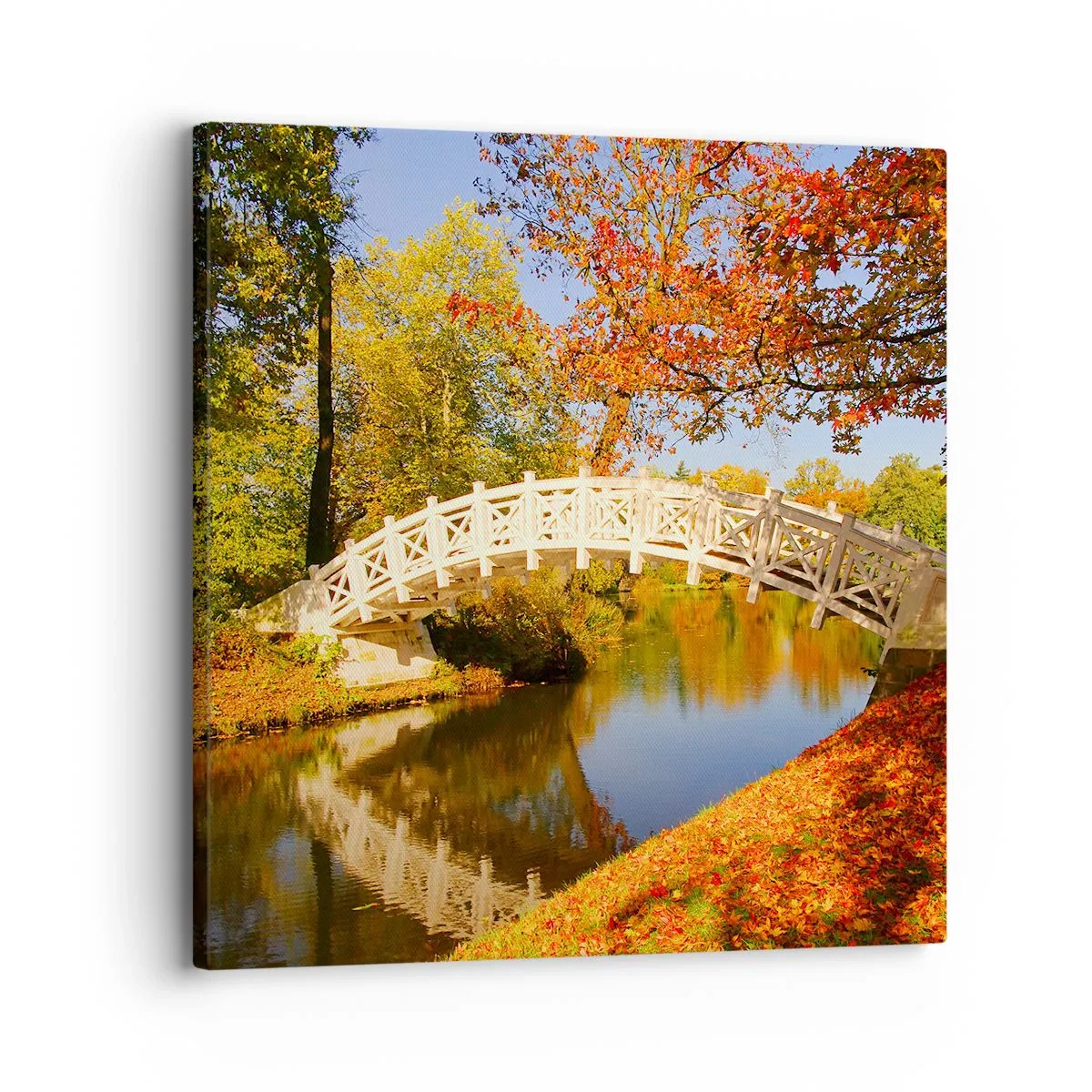 Quadro su tela - Stampe su Tela - Sul bianco ponticello dei sospiri - 30x30 cm