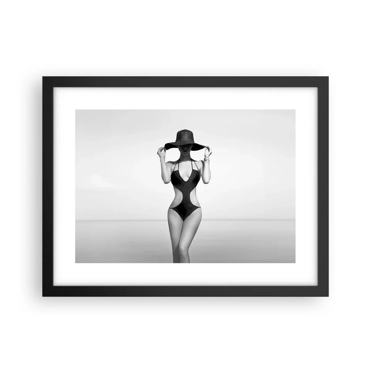 Poster in cornice nera - Il mio nome è Eleganza - 40x30 cm