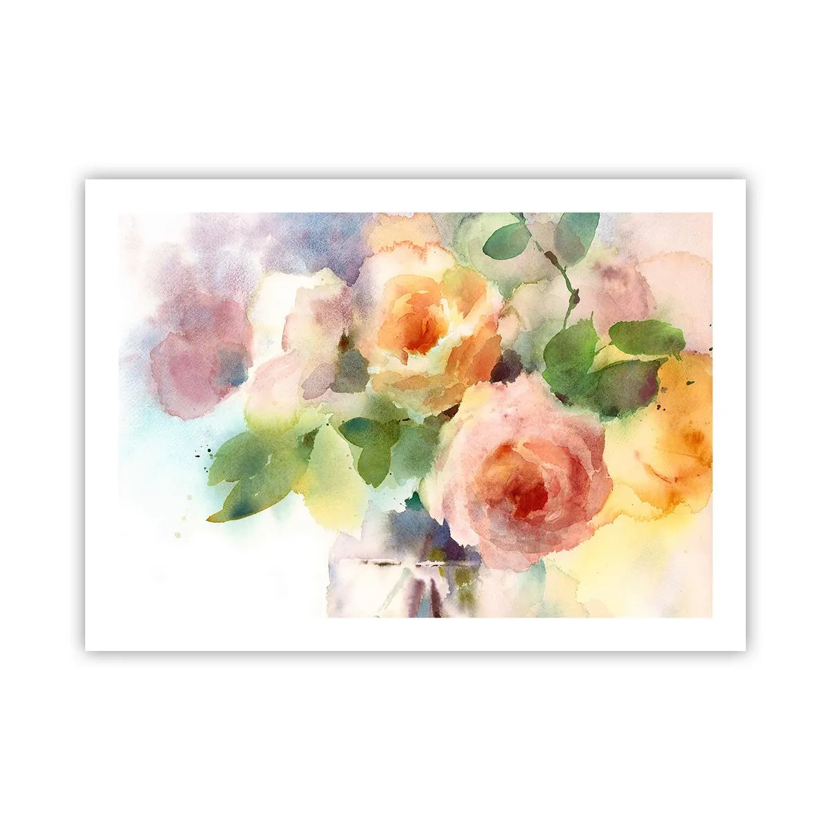 Poster - Delicati come un acquerello - 70x50 cm