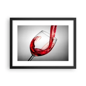 Poster in cornice nera - Colore - movimento - suono - 40x30 cm