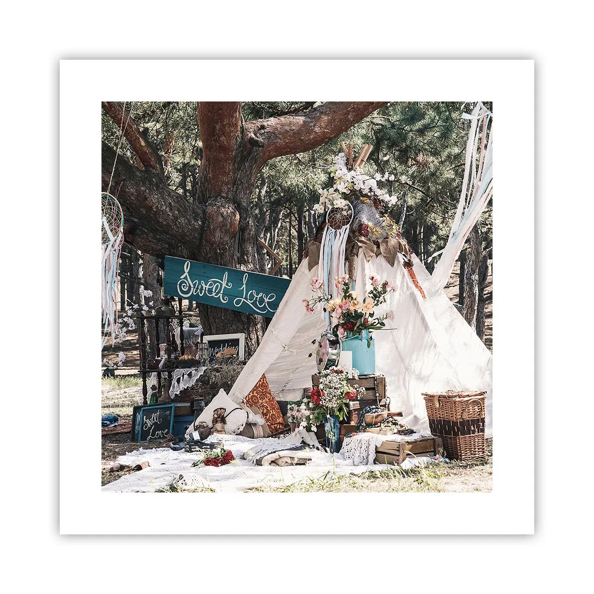 Poster - Make love... - 40x40 cm