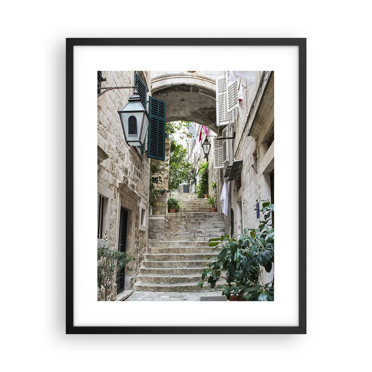 Poster in cornice nera - Angolo affascinante - 40x50 cm