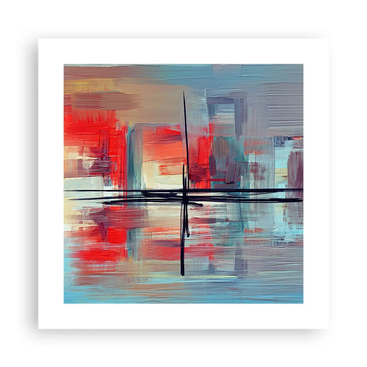 Poster - Paesaggio in una dimensione sconosciuta - 40x40 cm