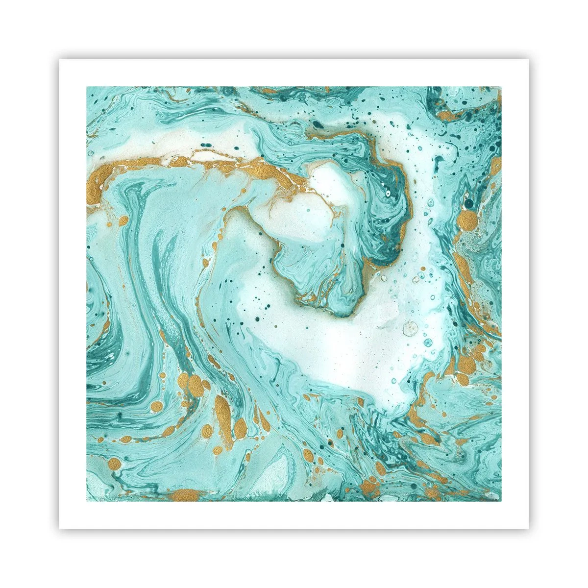 Poster - La grande onda del periodo Edo - 60x60 cm