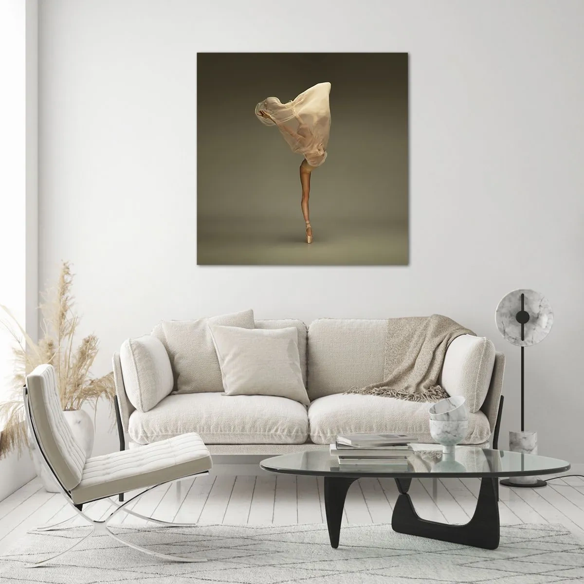 Quadro su vetro - Adesso vola via - 60x60 cm