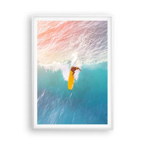 Poster in cornice bianca - Il cavaliere dell'oceano - 70x100 cm