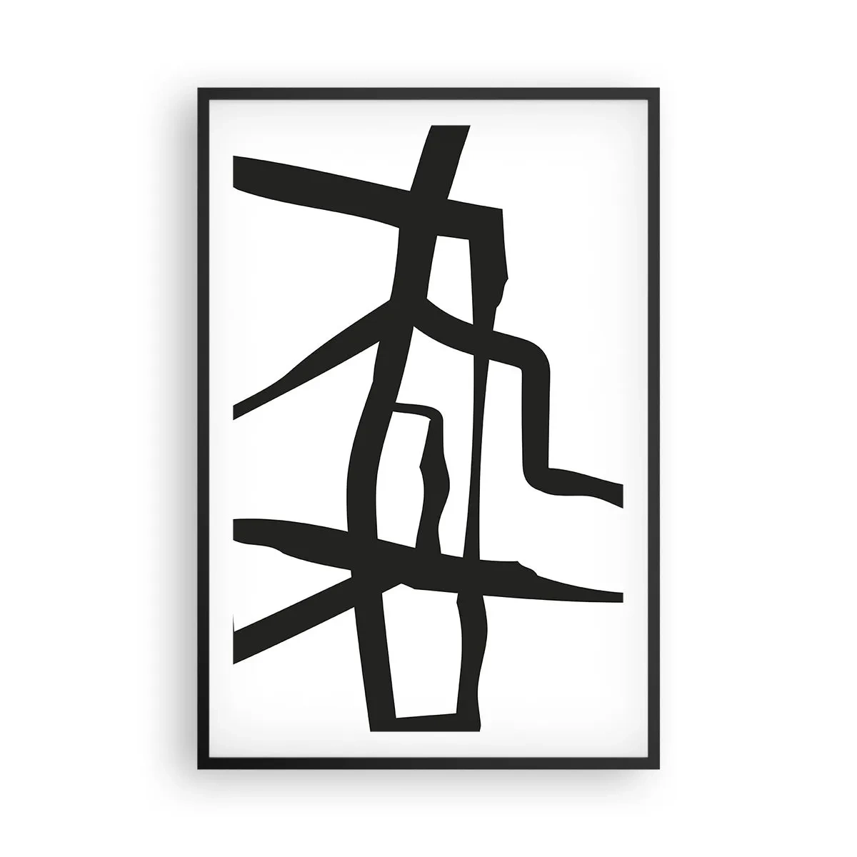 Poster in cornice nera - Struttura bianca e nera - 61x91 cm
