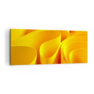 Quadro su tela - Stampe su Tela - Come onde di sole - 100x40 cm