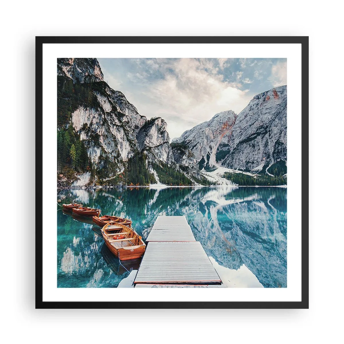 Poster in cornice nera - Ti mostriamo la bellezza - 60x60 cm