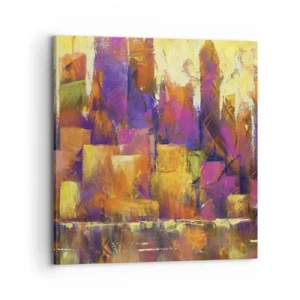 Quadro su tela - Stampe su Tela - Composizione metropolitana - 70x70 cm