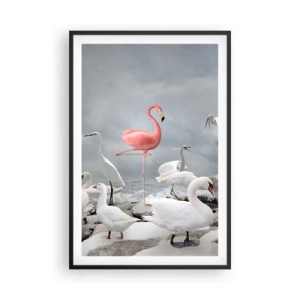 Poster in cornice nera - Come sono arrivato qui? - 61x91 cm