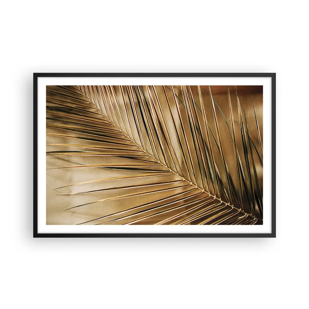 Poster in cornice nera - Colonnato naturale - 91x61 cm