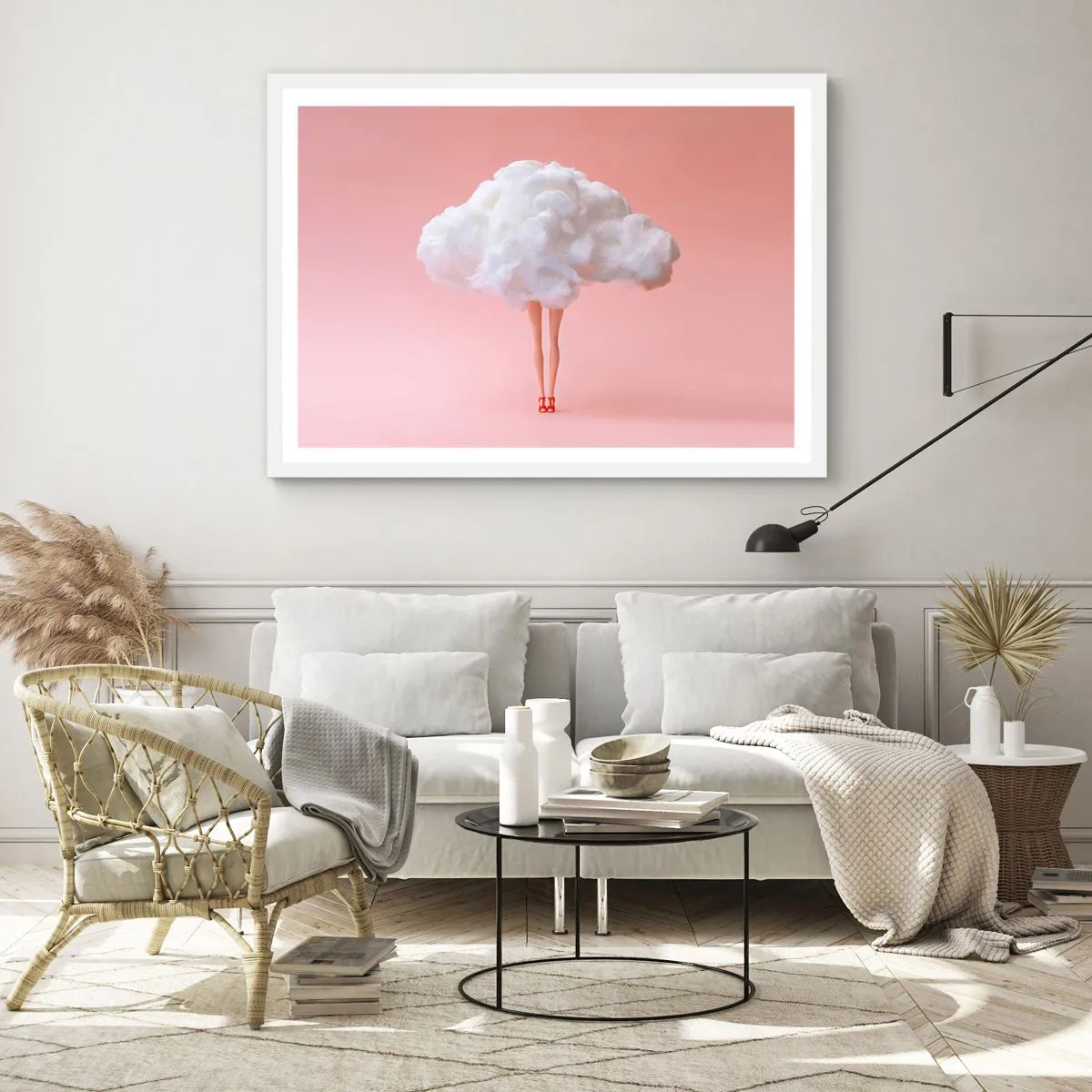 Poster in cornice bianca - Dolce promessa - 40x30 cm