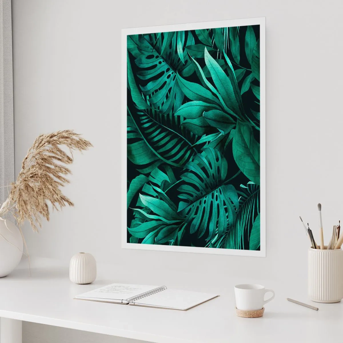 Poster - Dal profondo del verde tropicale - 40x50 cm