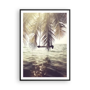 Poster in cornice nera - Si può dondolare tra le nuvole a volontà - 70x100 cm