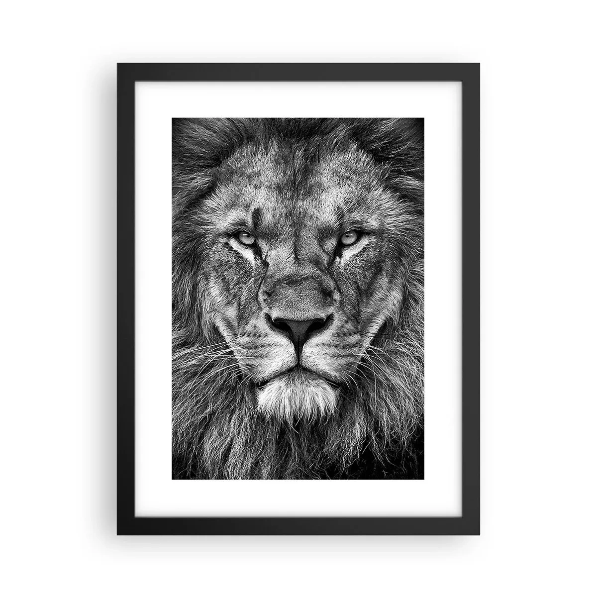 Poster in cornice nera - Nell'abito dell'incoronazione - 30x40 cm