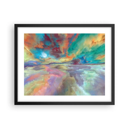 Poster in cornice nera - Due cieli - 50x40 cm