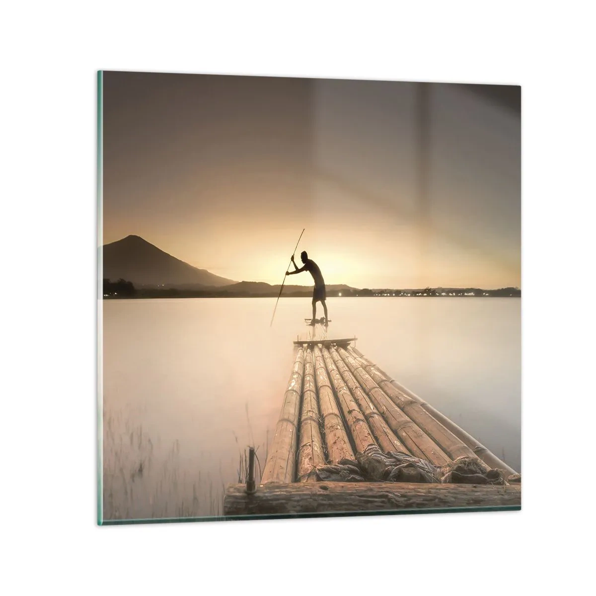 Quadro su vetro - Prima del riposo - 70x70 cm