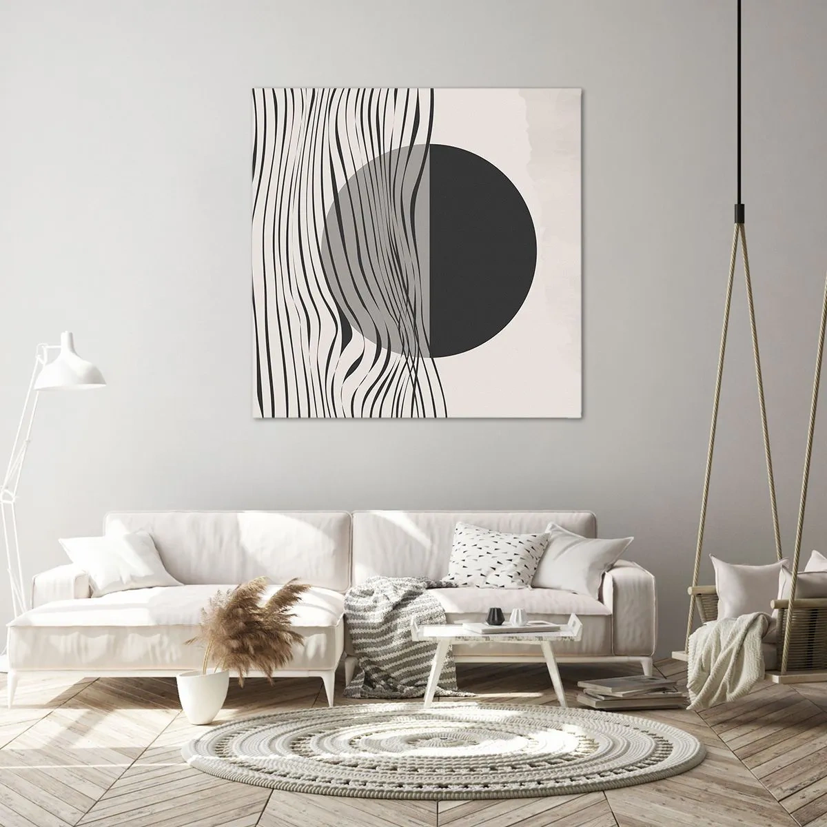 Quadro su tela - Stampe su Tela - Composizione a metà - 70x70 cm