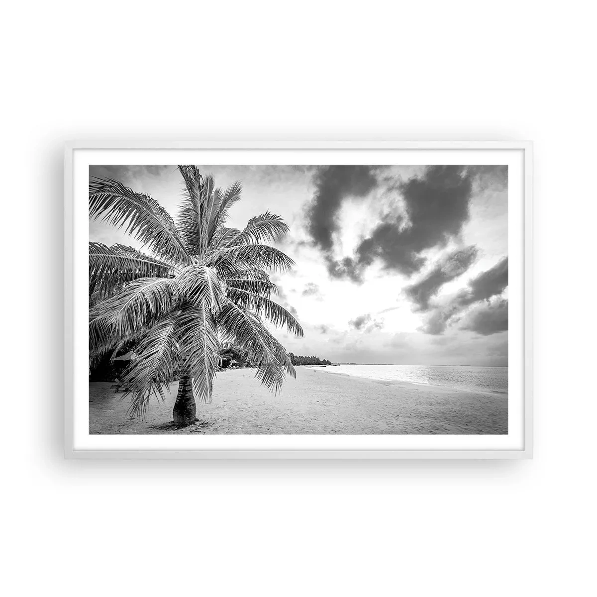 Poster in cornice bianca - Quando hai nostalgia della solitudine... - 91x61 cm