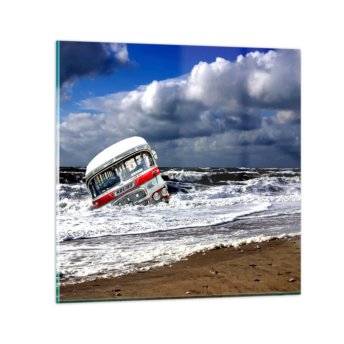 Quadro su vetro - Ti meravigli? - 70x70 cm