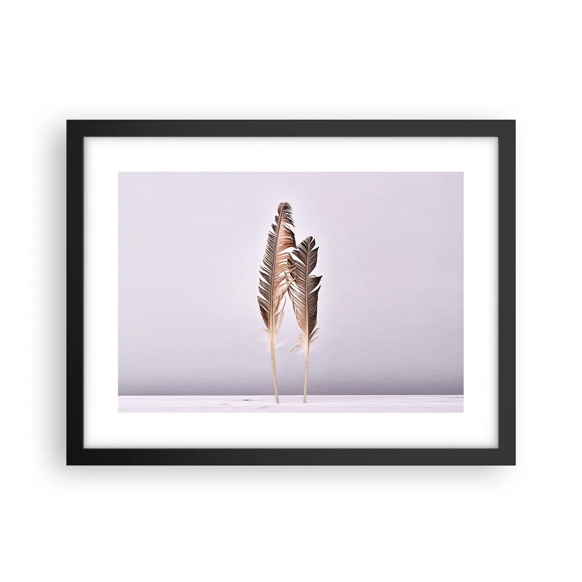 Poster in cornice nera - Contro il nulla - 40x30 cm